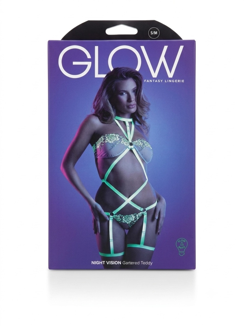 Glow Night Vision Gartered Teddy